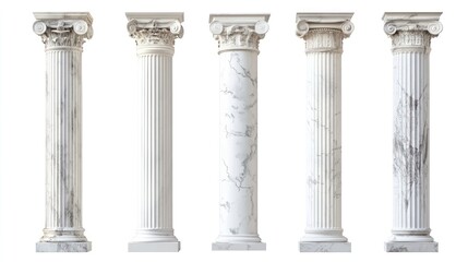 Marble pillars architecture columns ancient.