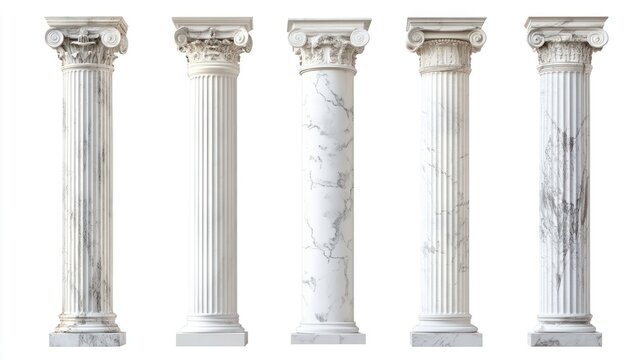Marble pillars architecture columns ancient.