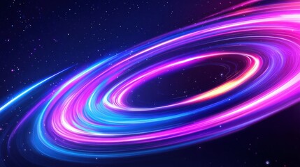 Obraz premium Abstract Cosmic Scene with Vibrant Colors