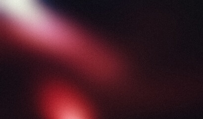Abstract dark red color spots grainy backdrop, landing page, light leaks, spotlights noisy multicolored web banner, poster, website header.