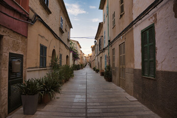 One of the most beautiful streets in Alcudia