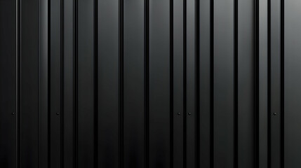 Black Metal Vertical Lines Wall Background Texture