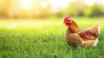 Fototapeta premium livestock poultry animal welfare