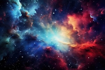 Obraz premium Colorful space astronomy universe nebula.