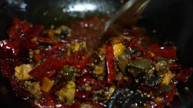 Spicy chicken is a classic Sichuan dish that is reowned for its fiery flavors and addictive crunchiness.