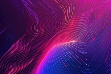 Abstract design featuring purple and blue hues with lines