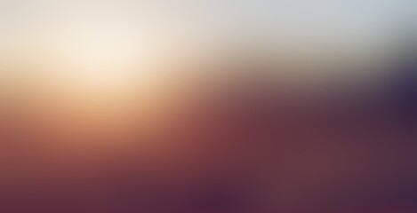 Sun shining defocused autumn landscape. AI graphic.