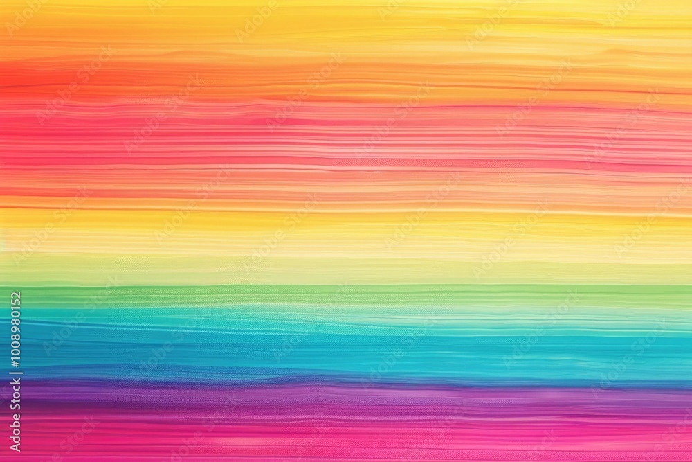 Poster a vibrant rainbow colored background with no objects or people in sight