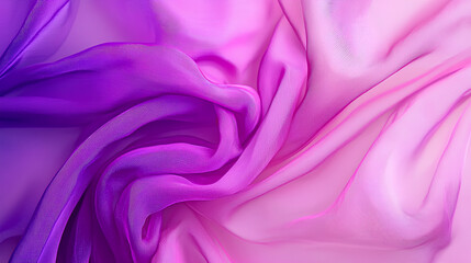 Obraz premium Purple and pink fabric with a swirl pattern