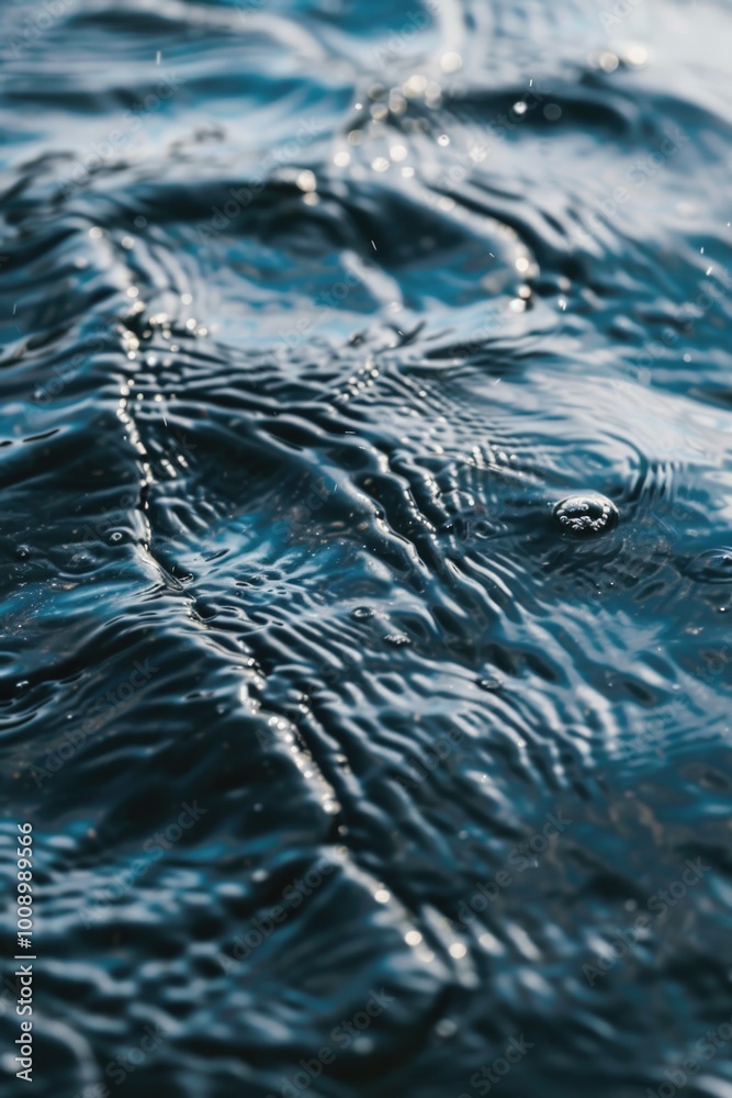 Aufkleber A close-up view of ocean waves, great for use in scenes where the sound or movement of the water is important