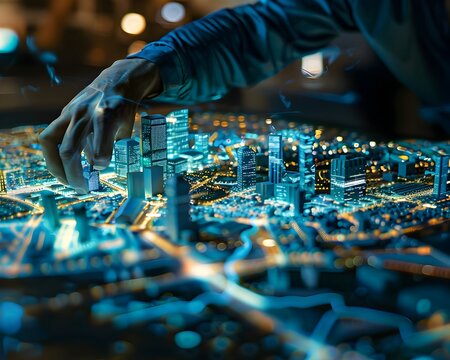 Holographic Urban Landscape A City Planner s Digital Model of the Future City