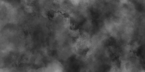 Abstract smoke misty fog on isolated black background, Abstract black and gray grunge texture. Distressed grey grunge seamless texture. Smooth smoke, fog abstract steam background. Clouds backdrop