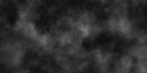 Abstract smoke misty fog on isolated black background, Abstract black and gray grunge texture. Distressed grey grunge seamless texture. Smooth smoke, fog abstract steam background. Clouds backdrop