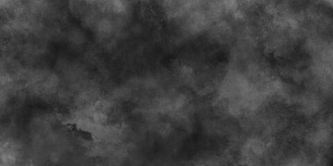 Abstract smoke misty fog on isolated black background, Abstract black and gray grunge texture. Distressed grey grunge seamless texture. Smooth smoke, fog abstract steam background. Clouds backdrop