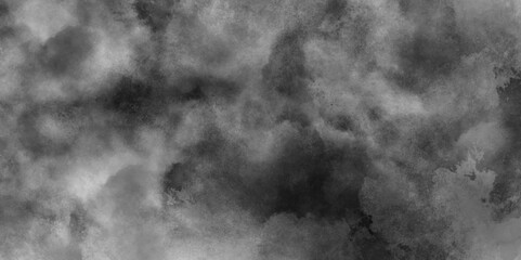 Abstract smoke misty fog on isolated black background, Abstract black and gray grunge texture. Distressed grey grunge seamless texture. Smooth smoke, fog abstract steam background. Clouds backdrop
