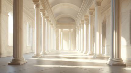 Fototapeta premium columns in the palace 