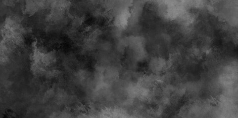 Abstract smoke misty fog on isolated black background, Abstract black and gray grunge texture. Distressed grey grunge seamless texture. Smooth smoke, fog abstract steam background. Clouds backdrop