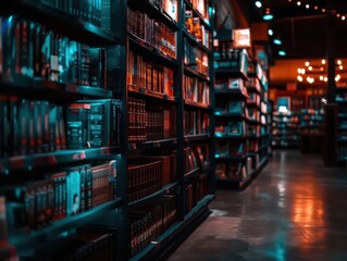 Indie bookstore with diverse titles, inviting and literary, Urban, Soft tones, Photograph, Literary haven