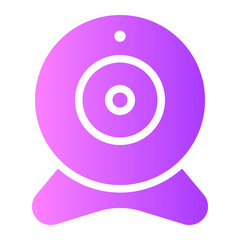 webcam gradient icon