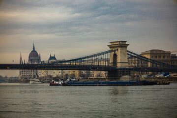chain bridge in Budapest