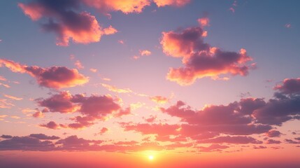 Fototapeta premium Sunset over ocean with boat