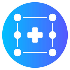 Obraz premium match moving gradient icon