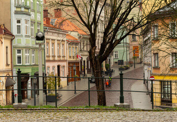 Widok na ulicę Głęboką w Cieszyne .  © mycatherina