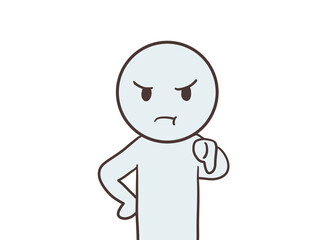 怒っているモブ5