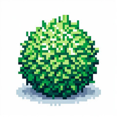 Obraz premium Illustration against light background with space for text, pixel art style