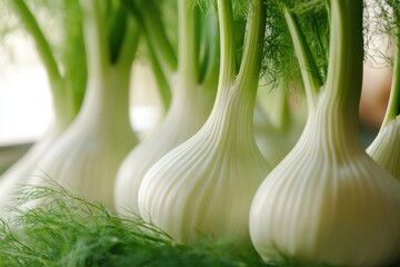 Fennel Bulbs Close-Up