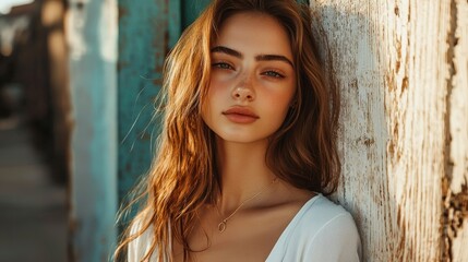Fototapeta premium Woman in Outdoor Natural Light