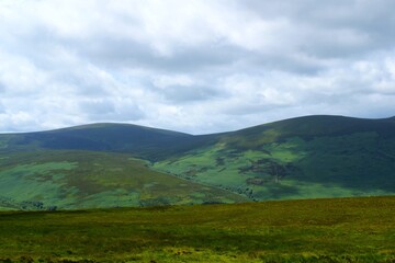 Beautiful mountain scenery Wicklow Mountains Ireland