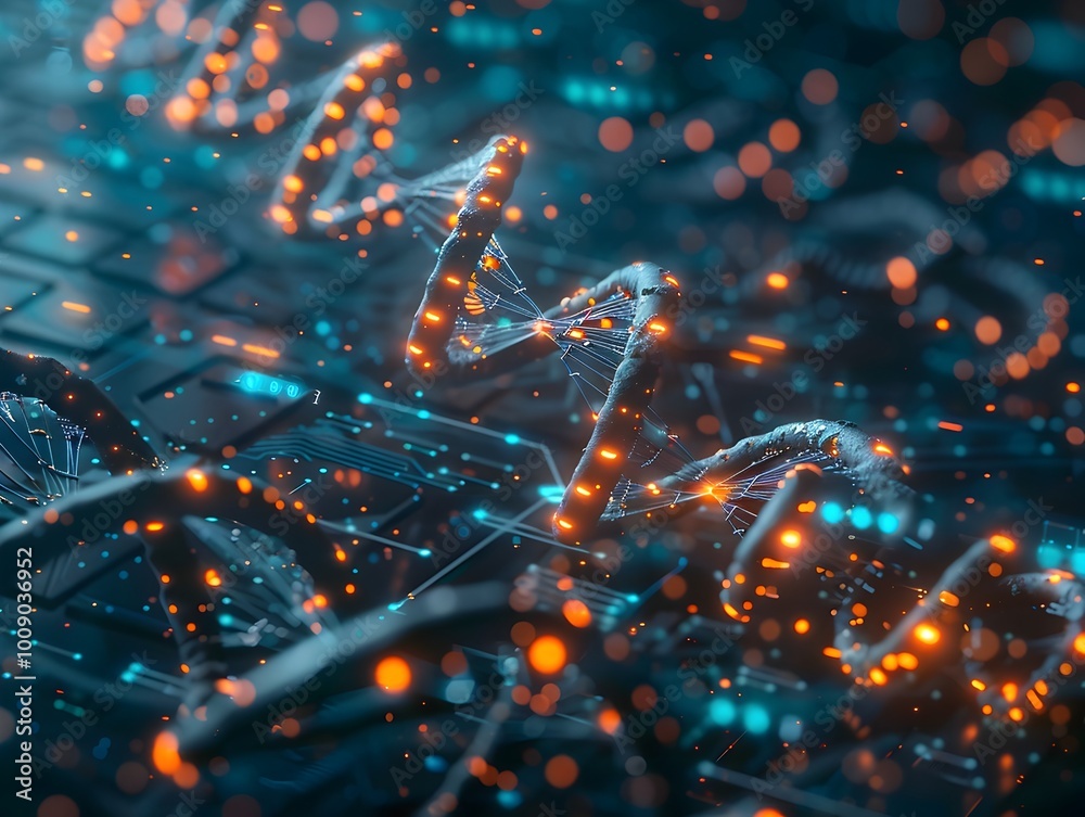 Poster dna data storage nanobots encoding and decoding digital data within the double helix