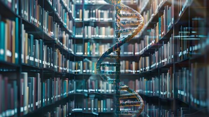 DNA Double Helix as a Digital Library A Genetic Data Storage Concept
