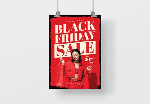 Black Friday Sale Poster Layout