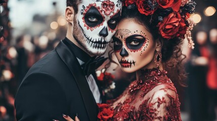 Day of the Dead - Sugar Skull Makeup and Costumes