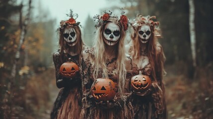 Day of the Dead - Sugar Skull Makeup and Costumes