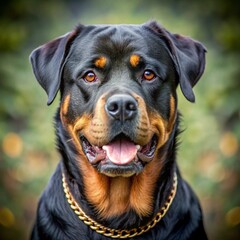 Obraz premium Rottweiler: Starker und Loyaler Begleiter