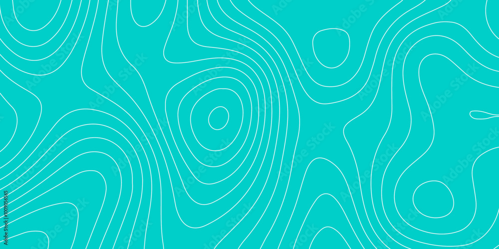 Poster abstract design seamless pattern with line topographic map. geographic mountain relief. retro topogr