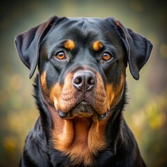 Fototapeta premium Rottweiler: Starker und Loyaler Begleiter
