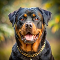 Obraz premium Rottweiler: Starker und Loyaler Begleiter