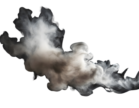 Smoke texture overlays. Generative AI.