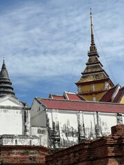 Fototapeta premium Old historical sites in Thailand