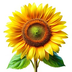 Obraz premium sunflower isolated on white
