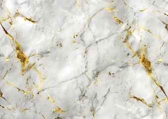 A white marble texture with golden veins, featuring intricate patterns and delicate textures. The background is a seamless pattern of light gray marble with subtle gold accents, 
