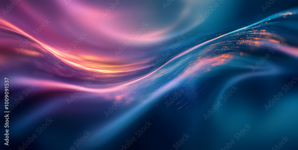 Wall mural energy flow background