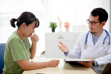 Patients visit their doctor to seek advice about their health, describing their symptoms and hoping...