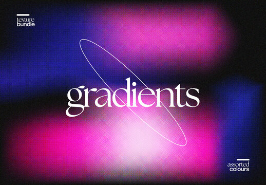 Mixed Halftone Gradient Overlay Texture Bundle for Backgrounds