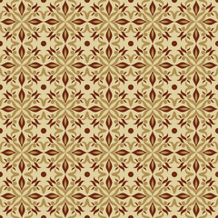 Azulejo Mosaic Tiles With Brown Color. Talavera Pattern