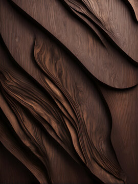 Hintergrund aus dunklem Holz mit mehreren Schichten und Schatten
